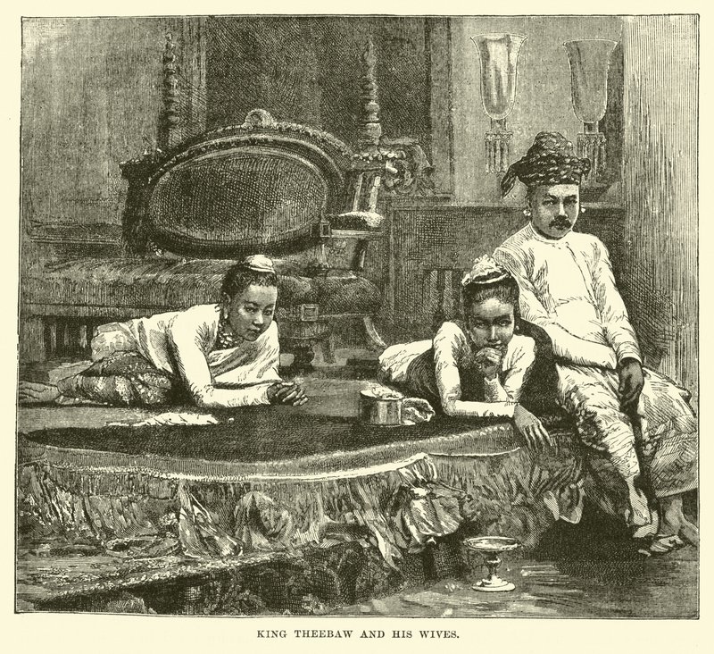 Kral Thibaw ve eşleri by English School