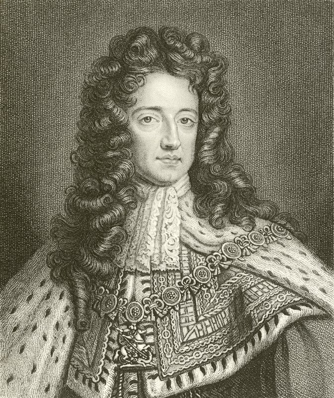 Kral William III by English School