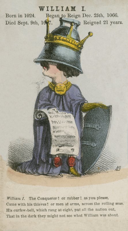 Kral William I (aquatint) by English School