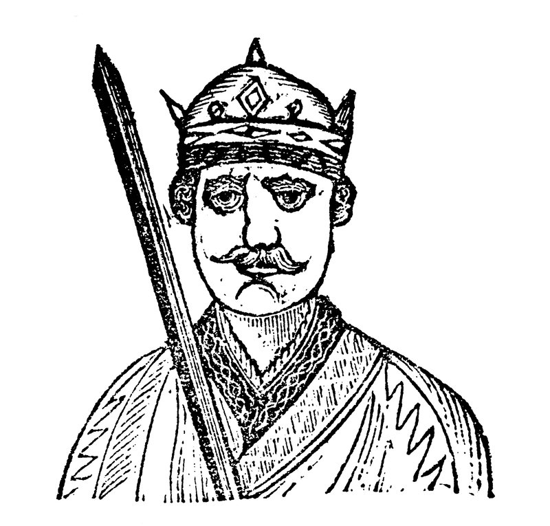 Kral William Fatih (tahta baskı) by English School