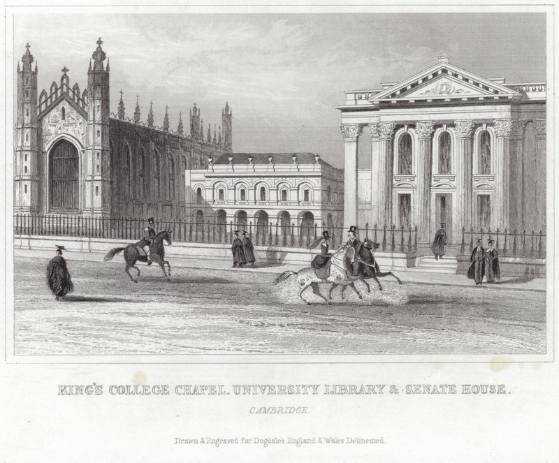 Kings College Şapeli, Üniversite Kütüphanesi ve Senato Binası, Cambridge by English School