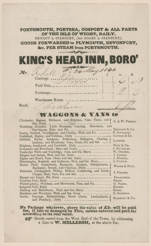 Kings Head, Southwark by English School