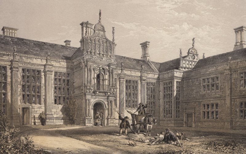 Kirby Salonu, Northamptonshire by English School