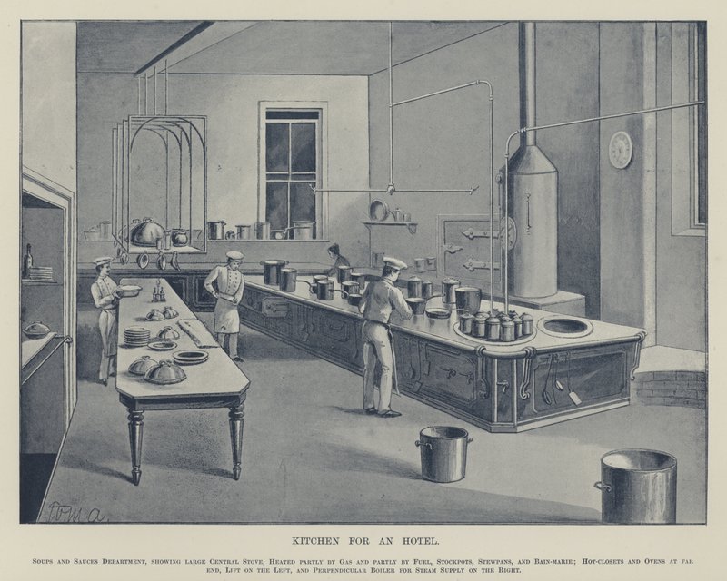 Bir otel için mutfak by English School