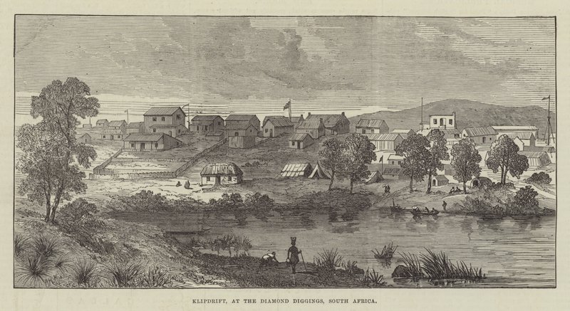 Klipdrift, Diamond Diggings, Güney Afrika