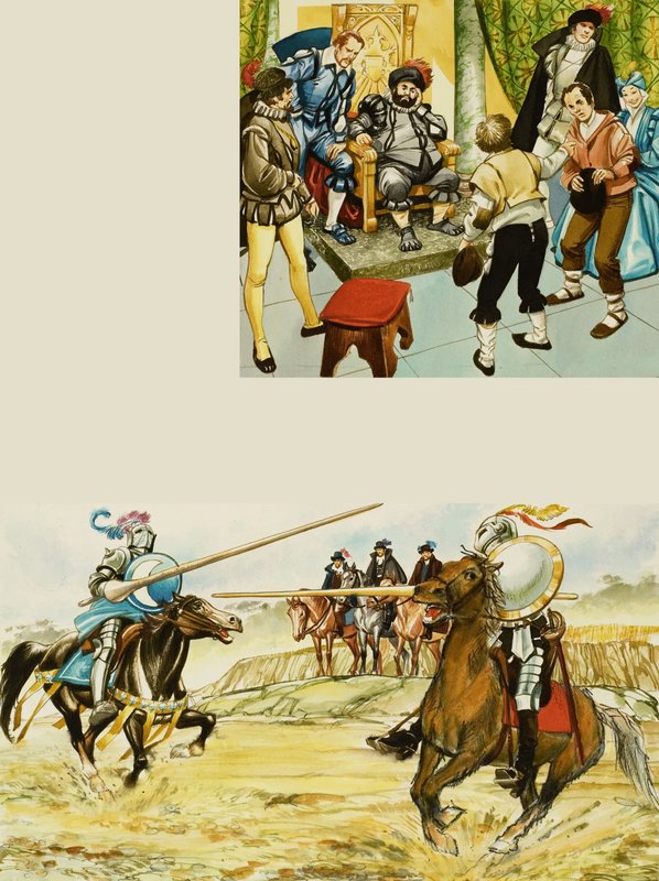 şövalyeler mızrak dövüşü by English School