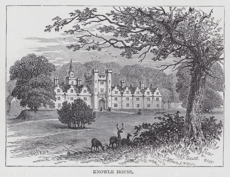 Knowle Evi (gravür) by English School