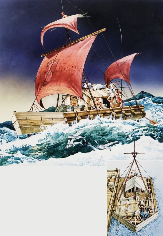 Kon-Tiki destansı yolculuğunda by English School