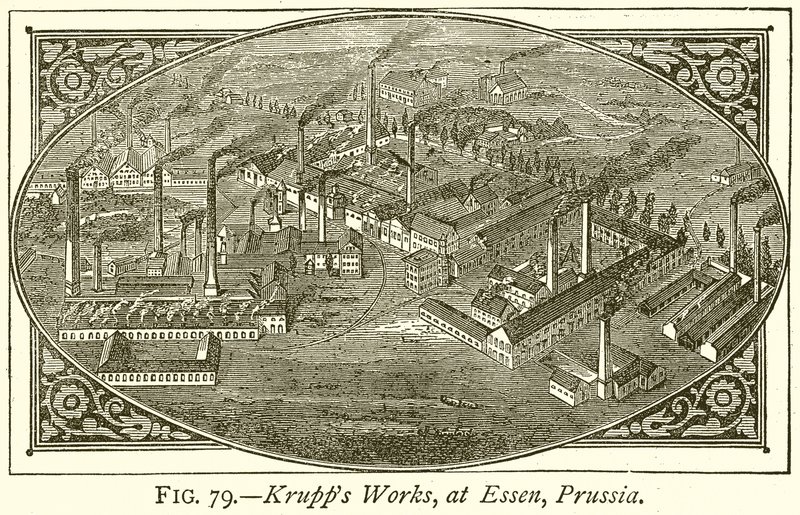 Krupps Works, Essen, Prussia'da by English School