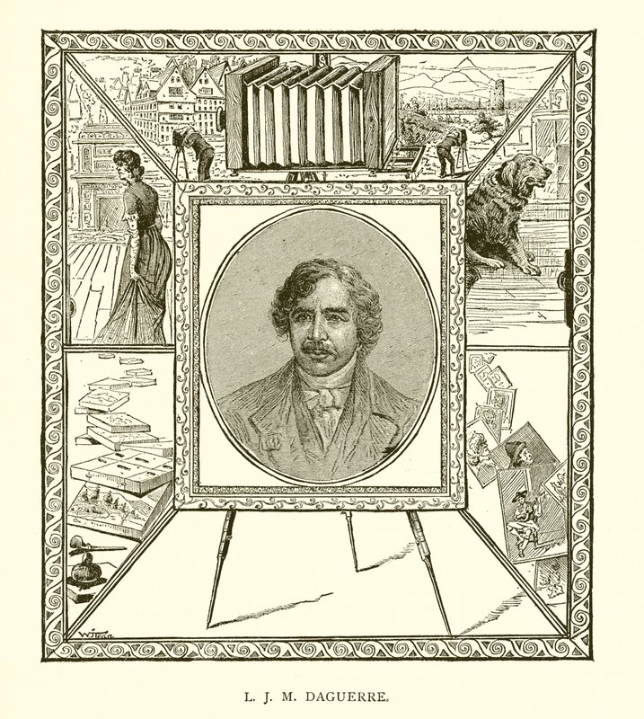 L.J.M. Daguerre by English School