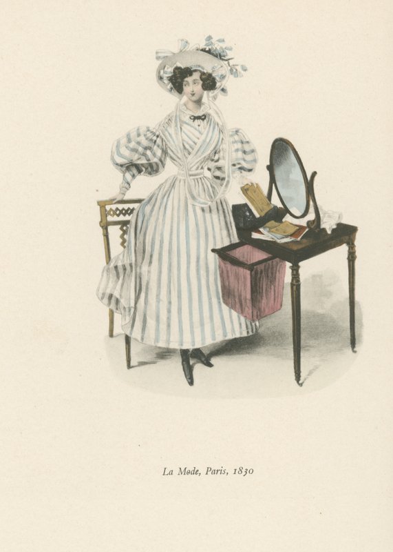 La Mode, Paris, 1830 by English School