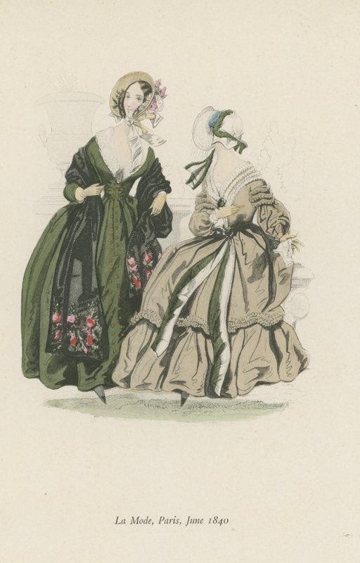 La Mode, Paris, Haziran 1840 by English School