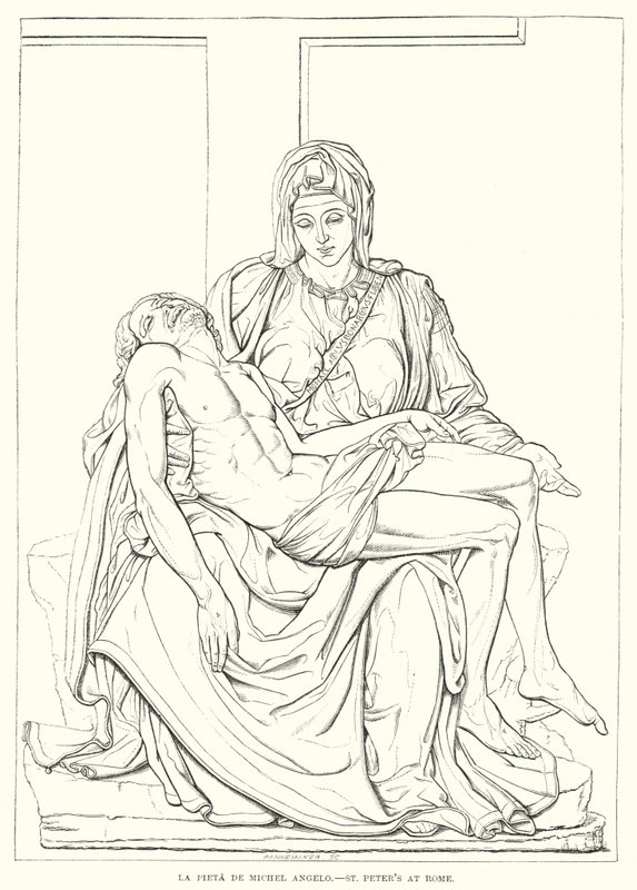 La Pieta De Michel Angelo, Aziz Petrus Roma