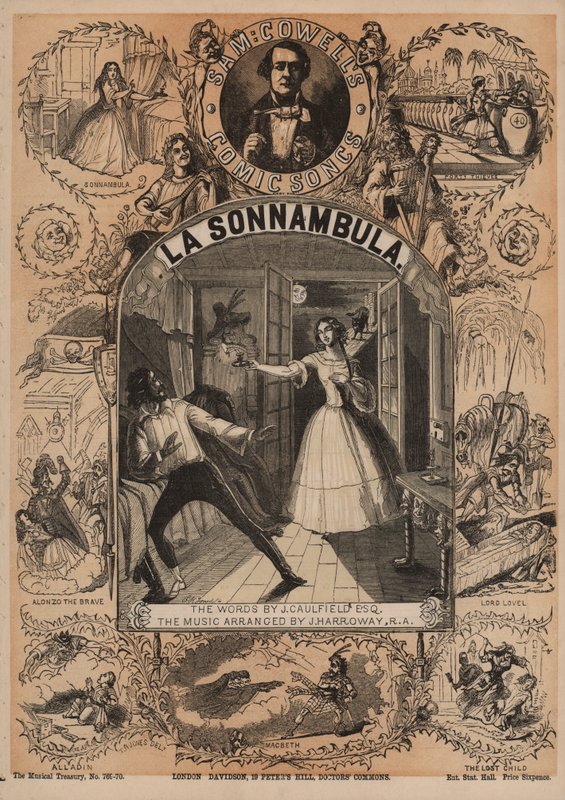 La Sonnambula, Sam Cowell