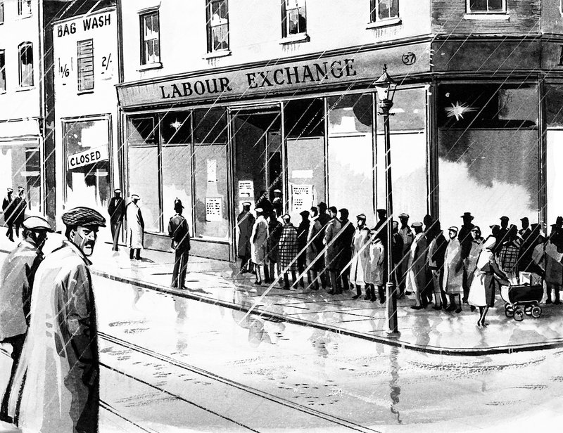 1929 Wall Street Çöküşünden dokuz ay sonra Birleşik Krallık