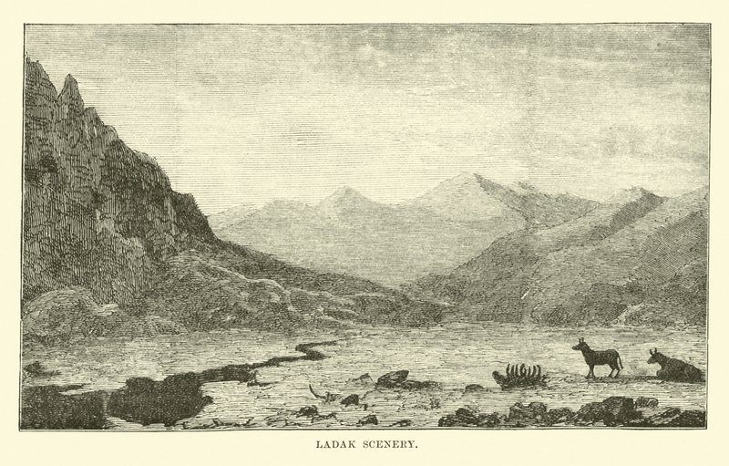 Ladakh Manzarası by English School
