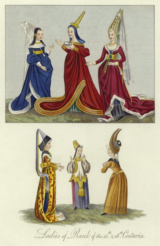 15. ve 16. Yüzyılların rütbeli hanımları by English School