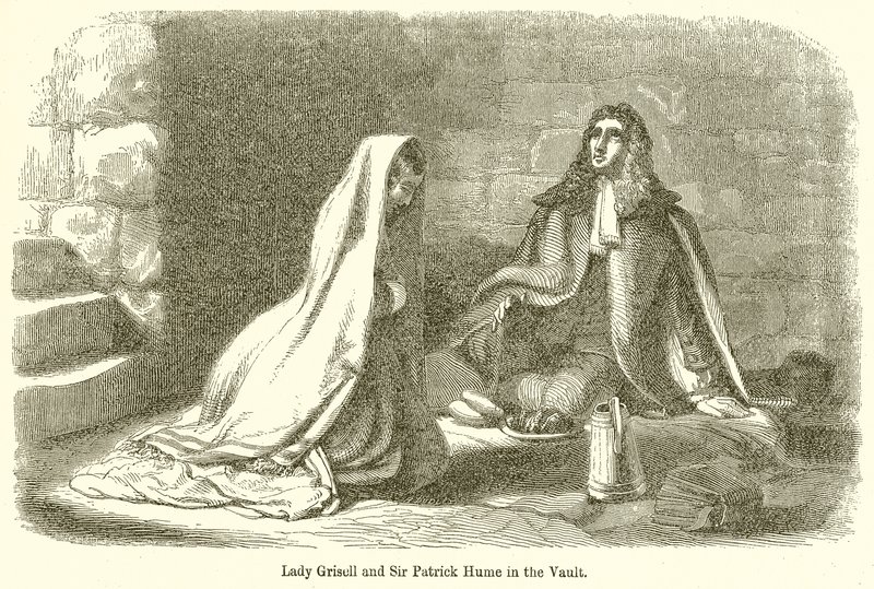 Kasada Lady Grisell ve Sir Patrick Hume by English School