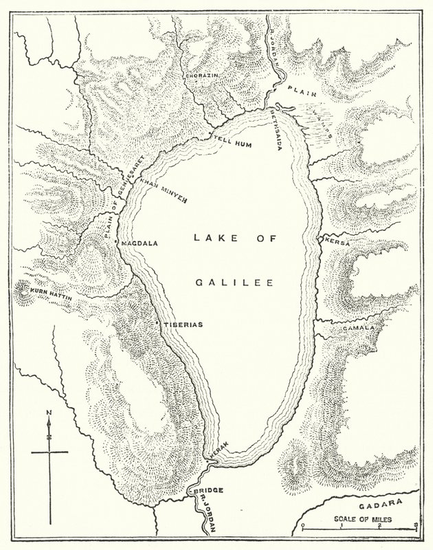 Galile Gölü (gravür) by English School
