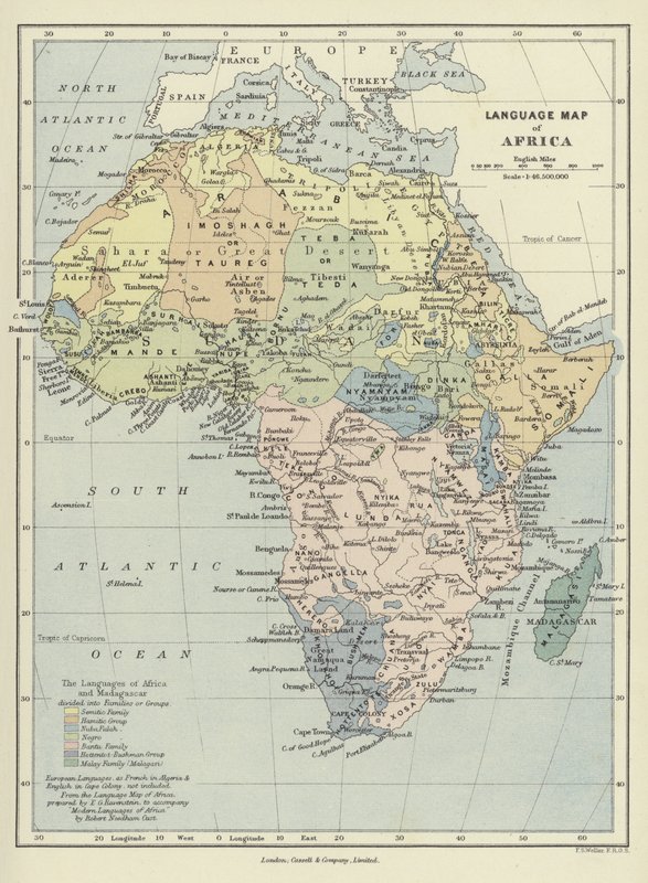 Afrika Dil Haritası by English School