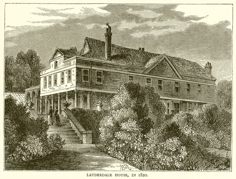 Lauderdale Evi, 1820
