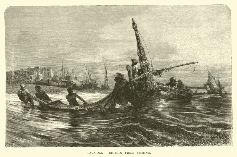 Lavagna, balık avından dönüş by English School