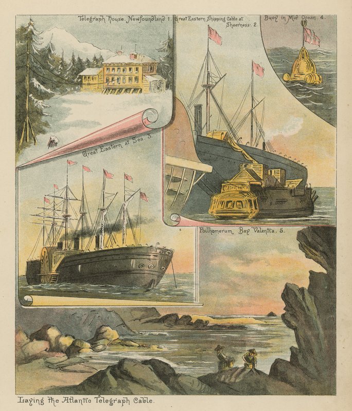 Atlantik Telgraf Kablosunu Döşemek by English School