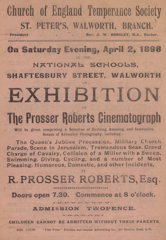 Prosser Roberts Cinematograph