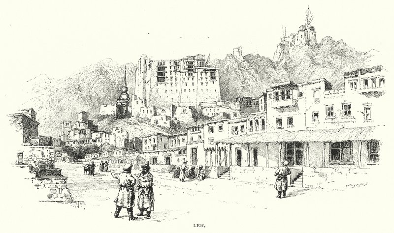 Leh (gravür) by English School