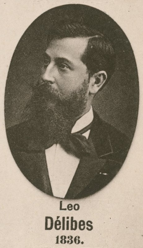Leo Delibes (gravür) by English School