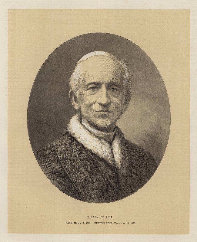 Leo XIII (gravür) by English School