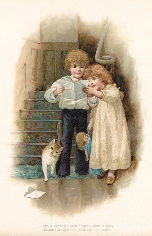 Letter from father by English School