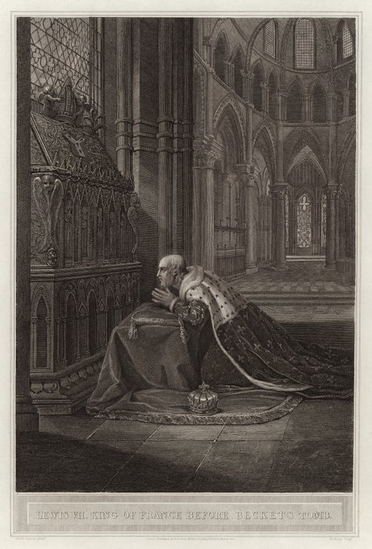Fransa Kralı VII. Louis, Becket