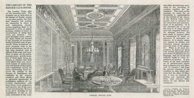 Kütüphane, Reform Kulübü by English School