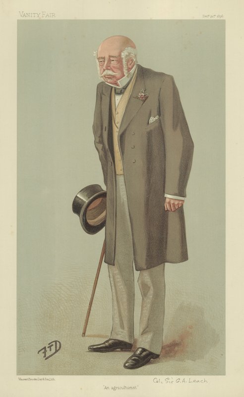 Yarbay Sir George Archibald Leach by English School