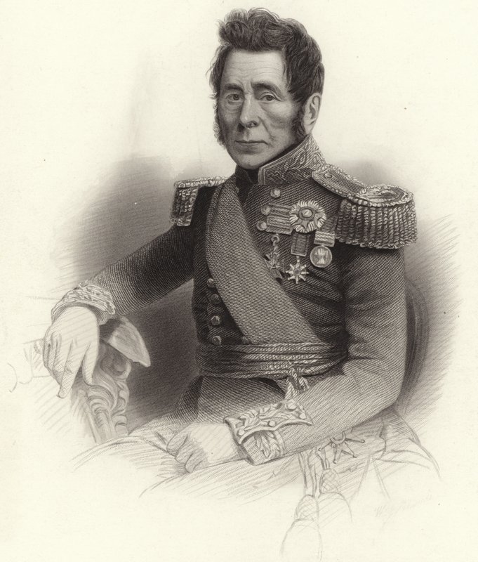 Korgeneral Sir John Fox Burgoyne by English School