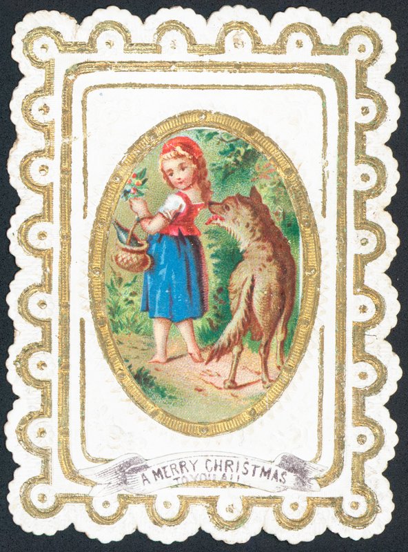 Küçük Kırmızı Başlıklı Kız, Noel Kartı by English School