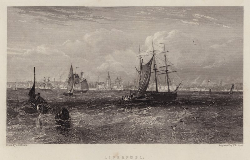 Liverpool (renkli taş) by English School