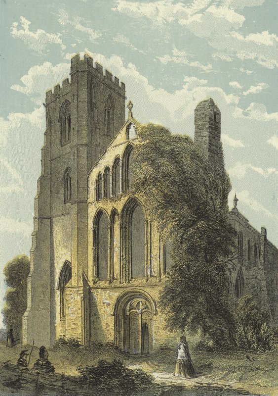 Llandaff Katedrali, Batı Cephesi by English School