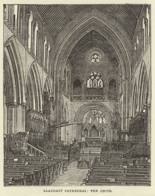 Llandaff Katedrali, Koro by English School
