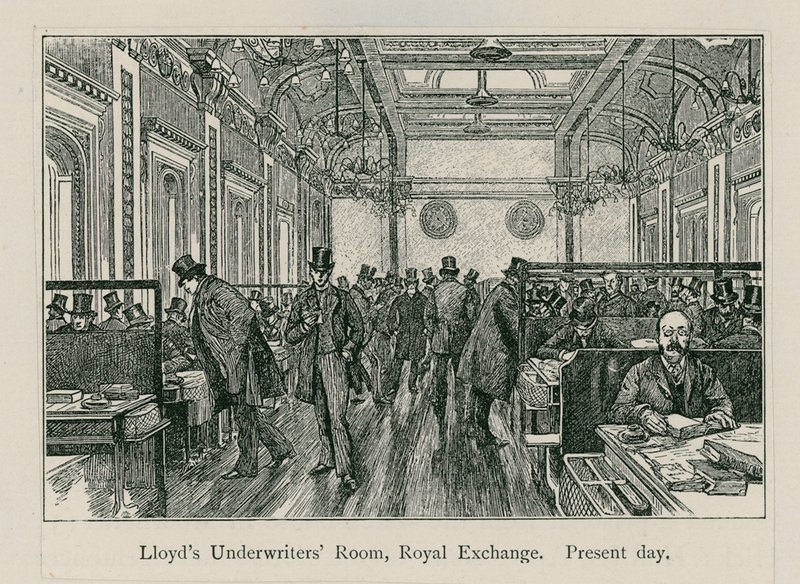 Lloyds Sigortacılar Odası, Royal Exchange by English School