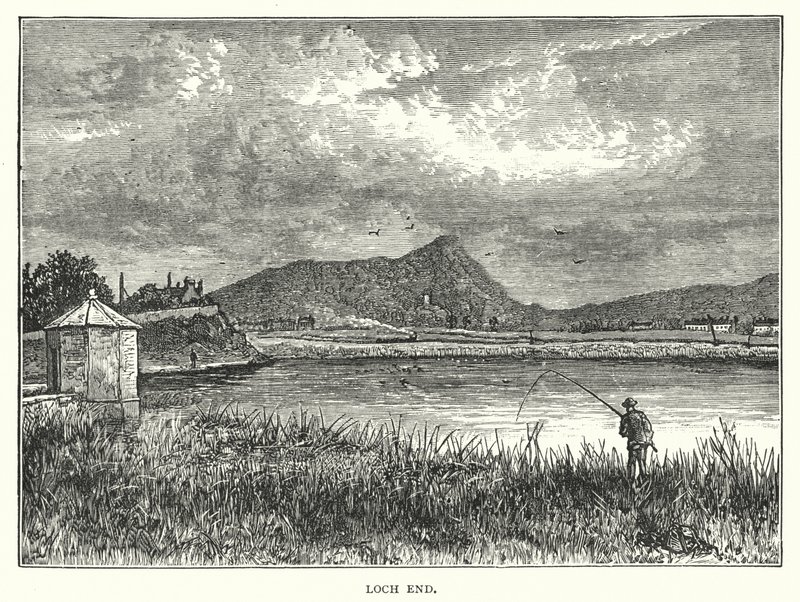 Loch End (gravür) by English School