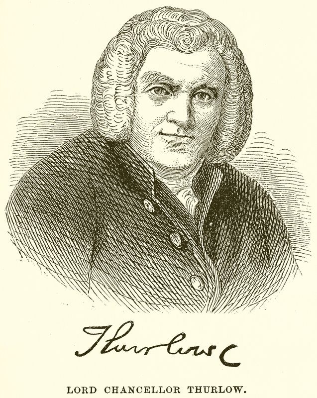 Lord Şansölye Thurlow by English School