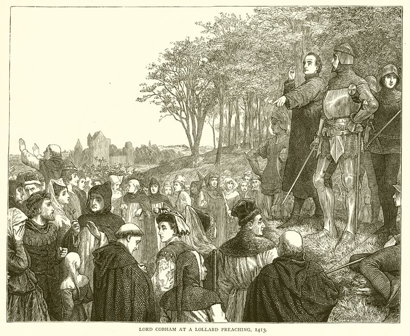 Lollard Vaazında Lord Cobham, 1413 by English School