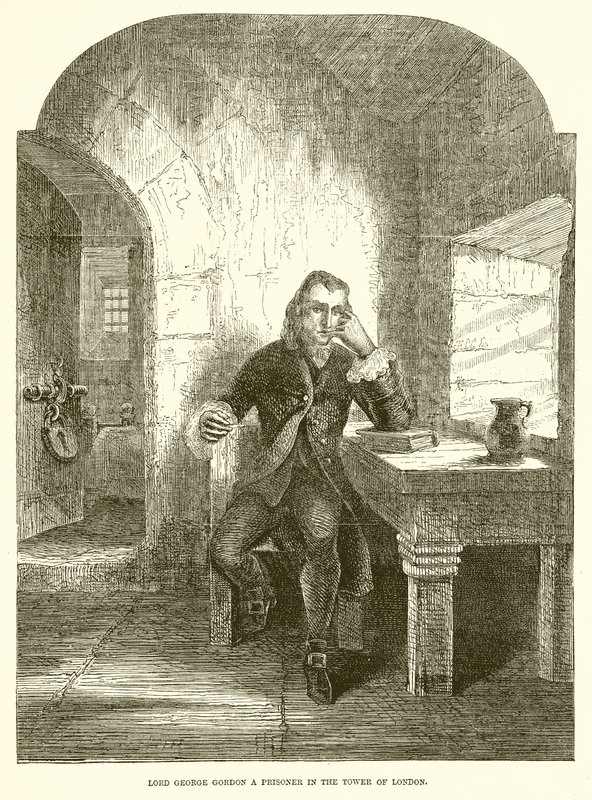 Lord George Gordon, Londra Kulesi