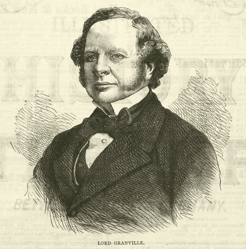 Lord Granville, Kasım 1870 by English School
