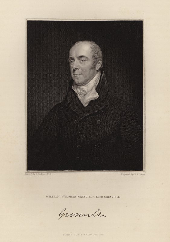 Lord Grenville by English School
