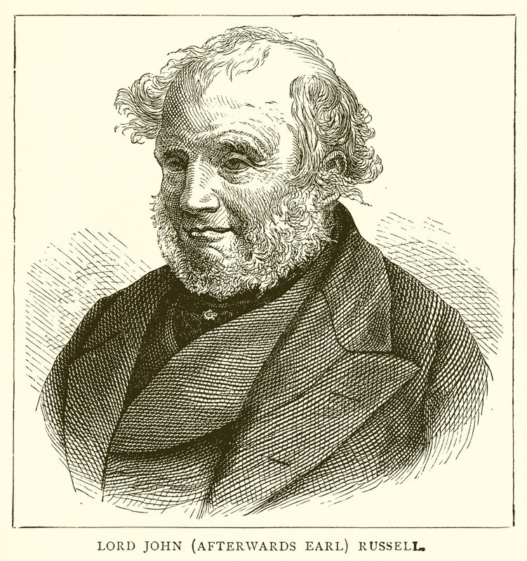 Lord John (daha sonra Earl) Russell by English School