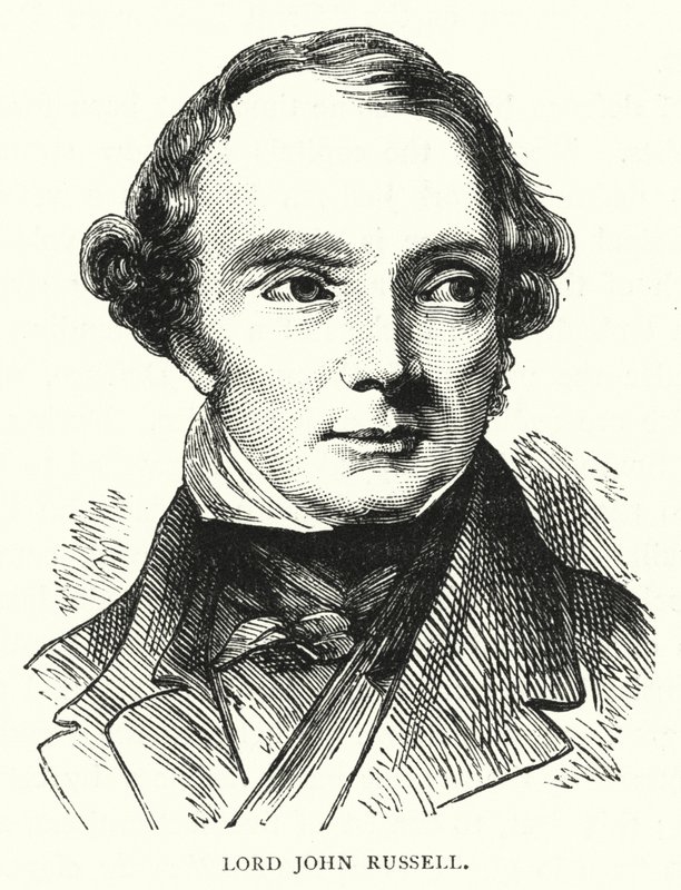 Lord John Russell (gravür) by English School