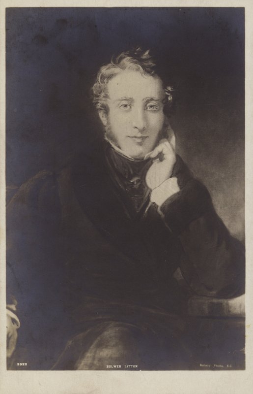 Lord Lytton (1803-1873), İngiliz siyasetçi, romancı, şair ve oyun yazarı (lito) by English School